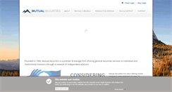 Desktop Screenshot of mutualsecurities.com